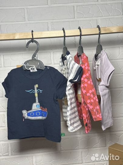 Футболки лонгслив 62 green cotton новые оригинал