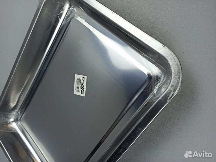 Поднос из нержавеющей стали прямоугольный