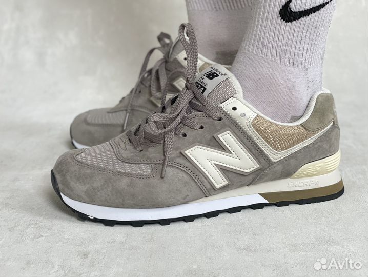 Кроссовки New Balance 574 Gray white