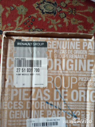 Бензонасос renault logan или nissan н 16