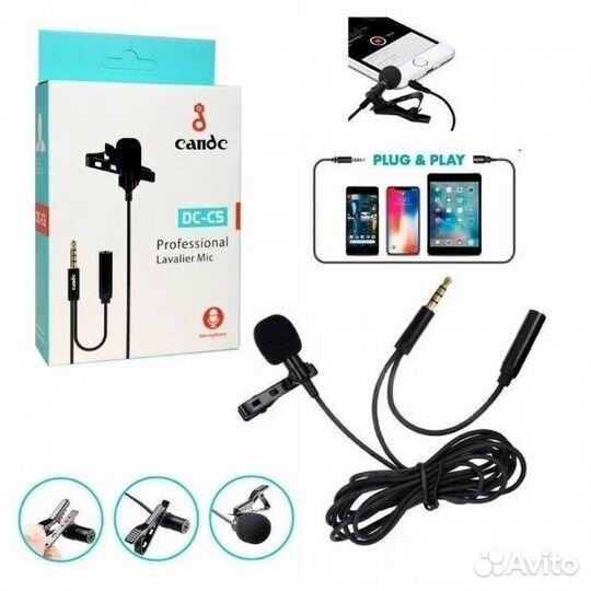 Микрофон петличный candc DC-C5