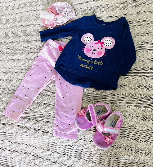 Одежда для девочки пакетом 74 размер