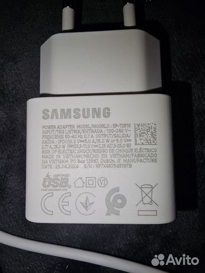 Зарядное устройство Samsung EP-T2510 25W