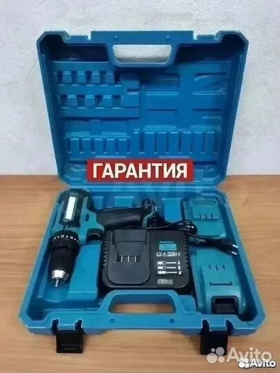 Шуруповерт 26V ударный с гарантией 5ah