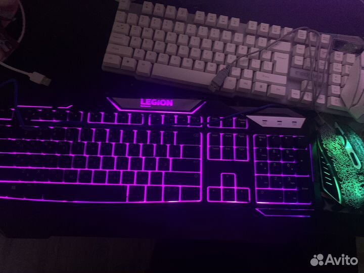 Игровая клавиатура и мышь 2 комплекта