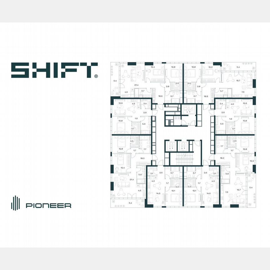 3-к. квартира, 85 м², 13/18 эт.