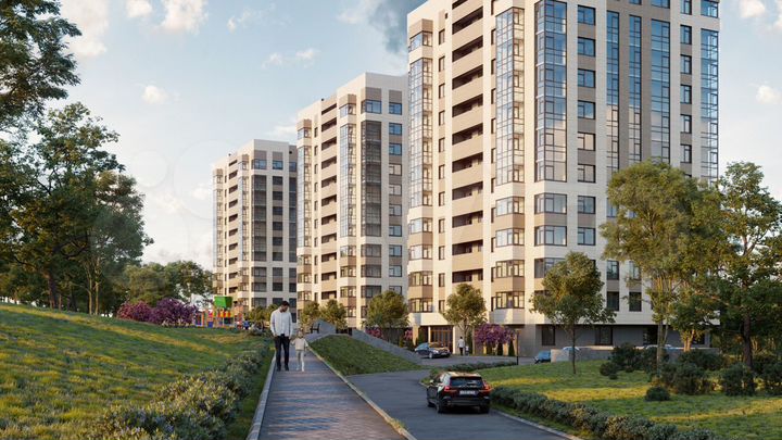 2-к. квартира, 60,7 м², 11/12 эт.