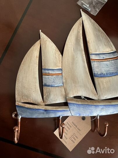 Новая декоративная вешалка Парусники