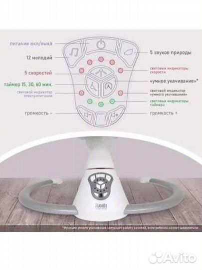 Элетрокачели, шезлонг качалка для новорожденных