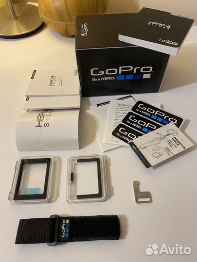 Коробка от GoPro hero 4 silver + доп. части