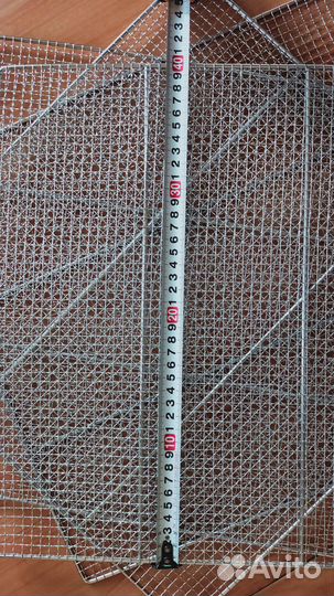 Полки сетчатые металлические пищевая сталь