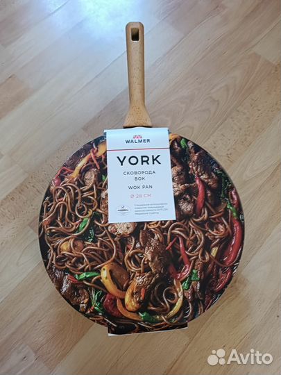 Сковорода вок 28 см с крышкой