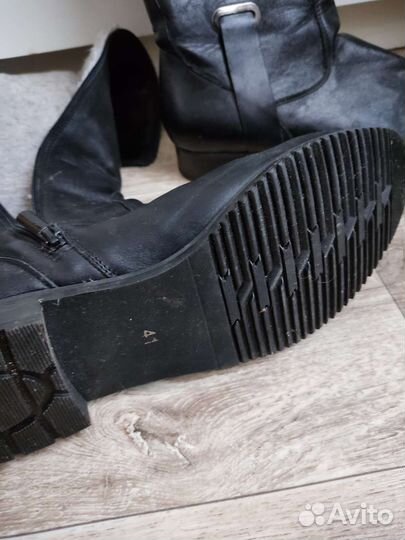 Сапоги натуральная кожа зима