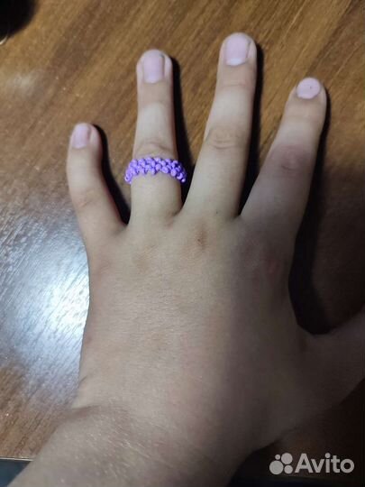 Кольцо из бисера