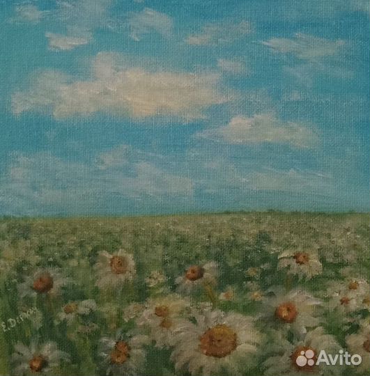 Картина маслом на холсте пейзаж