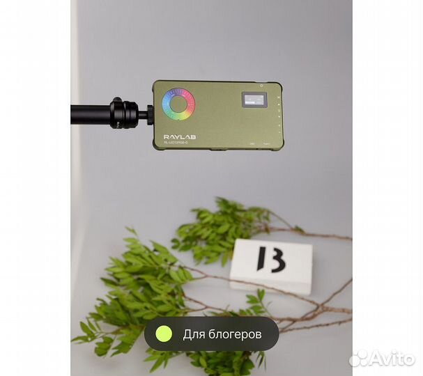 Осветитель светодиодный Raylab RL-LED12RGB-G 2500