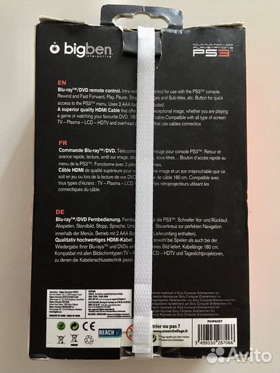 Пульт для PS3 + кабель hdmi Bigben Interactive