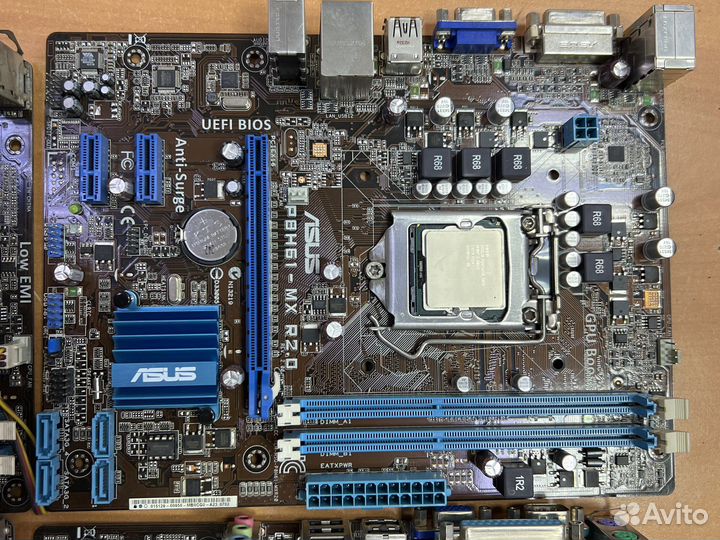 Материнская плата 1155 с процессором Pentium