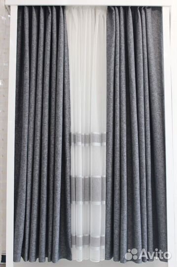 Шторы рогожка