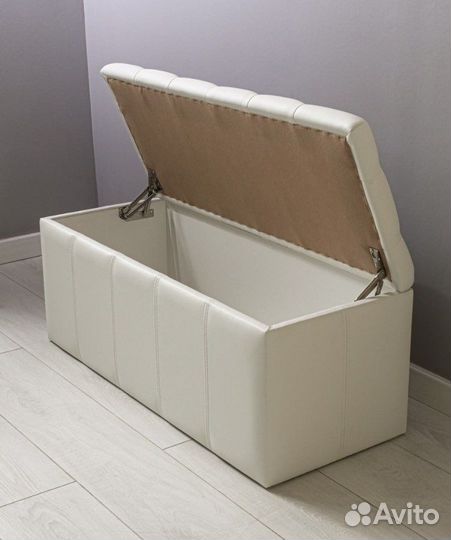 Прихожая в каретной стяжке вешалка/банкетка стразы