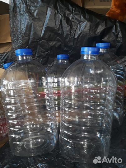 Бутыль Пластиковая 5л и 2л для Пищевых Продуктов