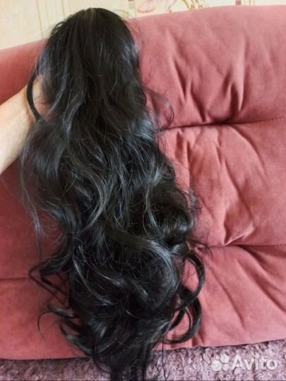 Хвост шиньон на крабе