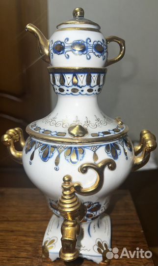 Сувенирный Фарфоровый самовар 