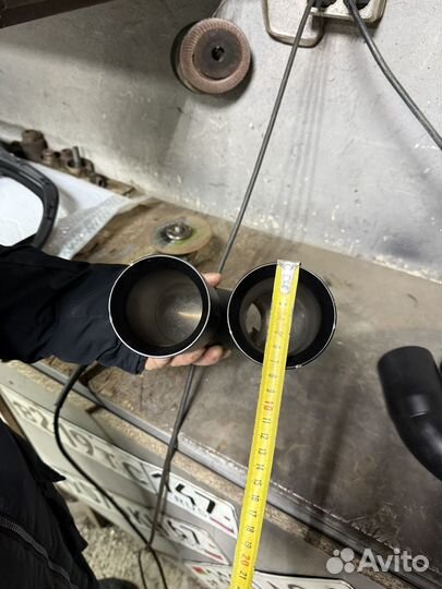 Насадки на глушитель раздвоенные