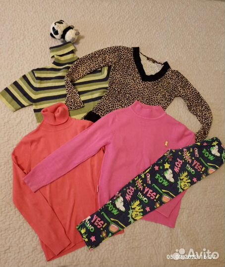 Большой пакет вещей на девочку