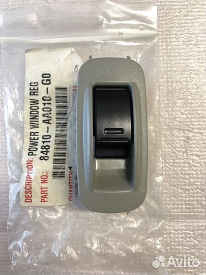 Кнопка стеклоподъемника зад лев toyota Camry V20