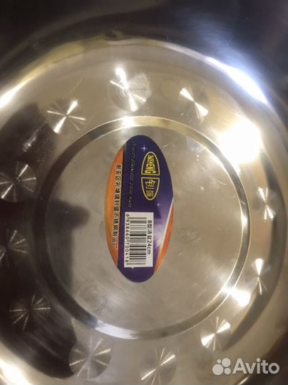 Миска для клетки нержавейка