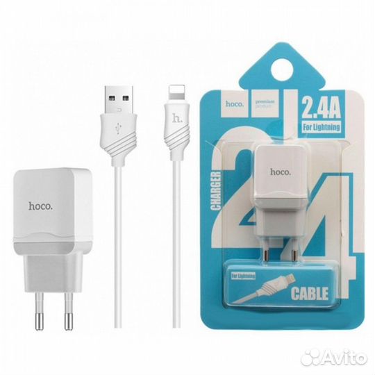 Сзу more choice C22A 2USB port 2.4A+Light (White)