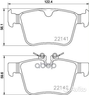 Колодки тормозные P86029 P86029 Brembo