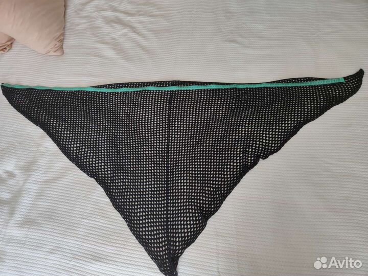 Платок вязаный хлопок