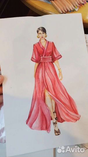 Эскизы одежды/Fashion- иллюстрация