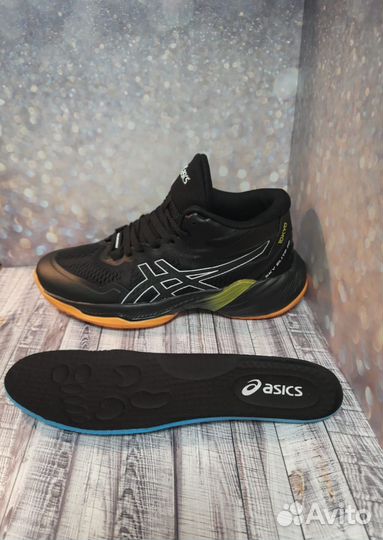 Кроссовки Asics для волейбола артикул 723 чёрный