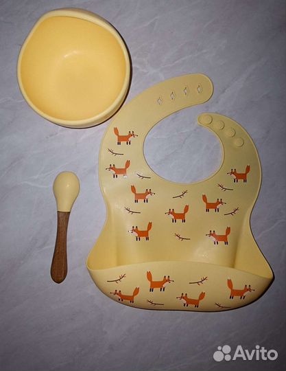 Детская посуда для кормления силиконовая