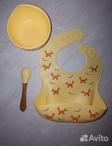 Детская посуда для кормления силиконовая