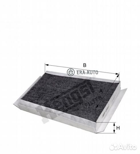 Hengst filter E989LC E989LC фильтр салона угольный