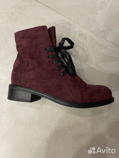 Ботильоны замшевые
