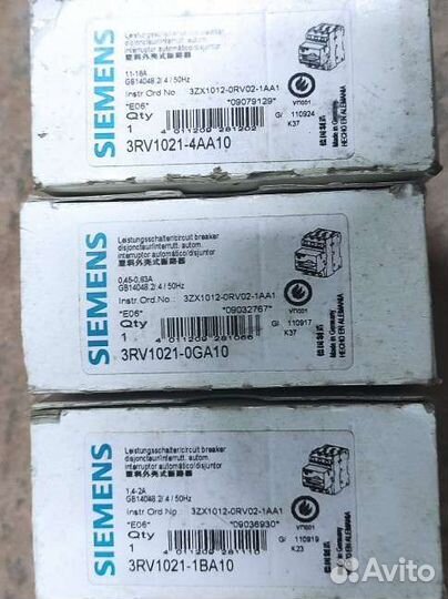 Автоматика Siemens, ABB, Moeller и др