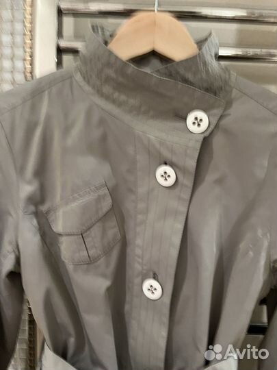 Плащ joop тренч серый в идеальном состоянии S