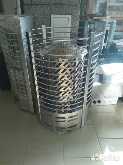 Электрокаменка для русской бани дома и в коммерции