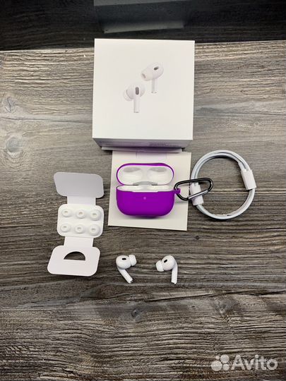 Наушники AirPods Pro 2 в подарок чехол для кейса