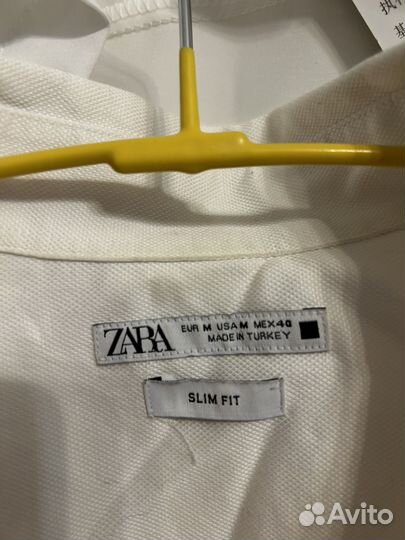 Рубашка белая на 16-17 лет zara