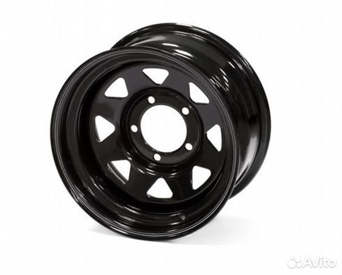 Диск колесный УАЗ 5x139.7 R15 8JJ ET -19 черный