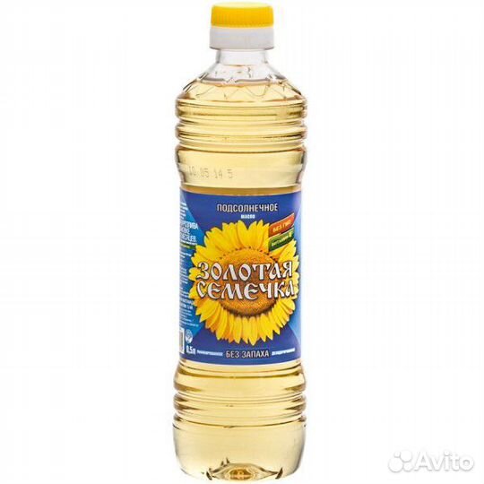 Масло Золотая Семечка подсолнечное рафинированное