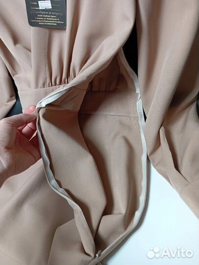 Вечернее платье в пол с разрезом до бедра 44 новое