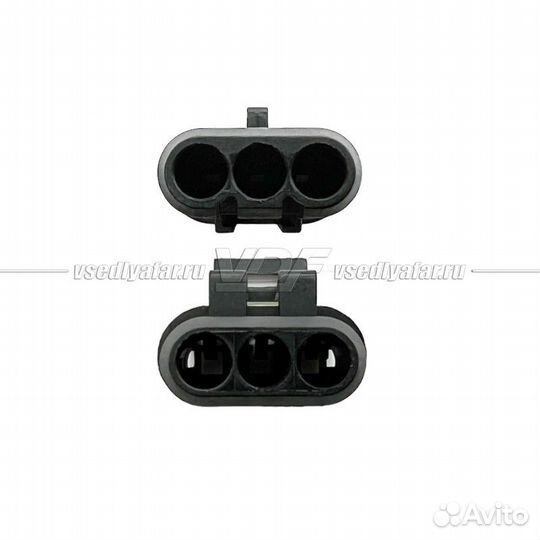 Разъем 3pin AMP SuperSeal 1.5 (комплект)