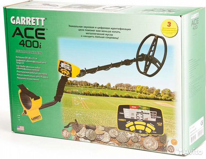Металлоискатель garrett ace 400i (Торг)